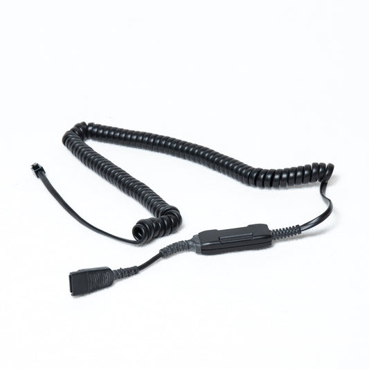 Starkey S135-HIC Amp Cord with Flat QD to RJ9 for Starkey Headsets