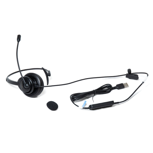 Starkey S5300-MOTH-USB Headset with In-Line Controls Passive Noise Canceling Mic