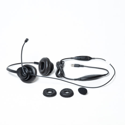 Starkey SM5410-BOTH-PTT-NNC Military USB Headset with Push-To-Talk Non-Noise Canceling Mic